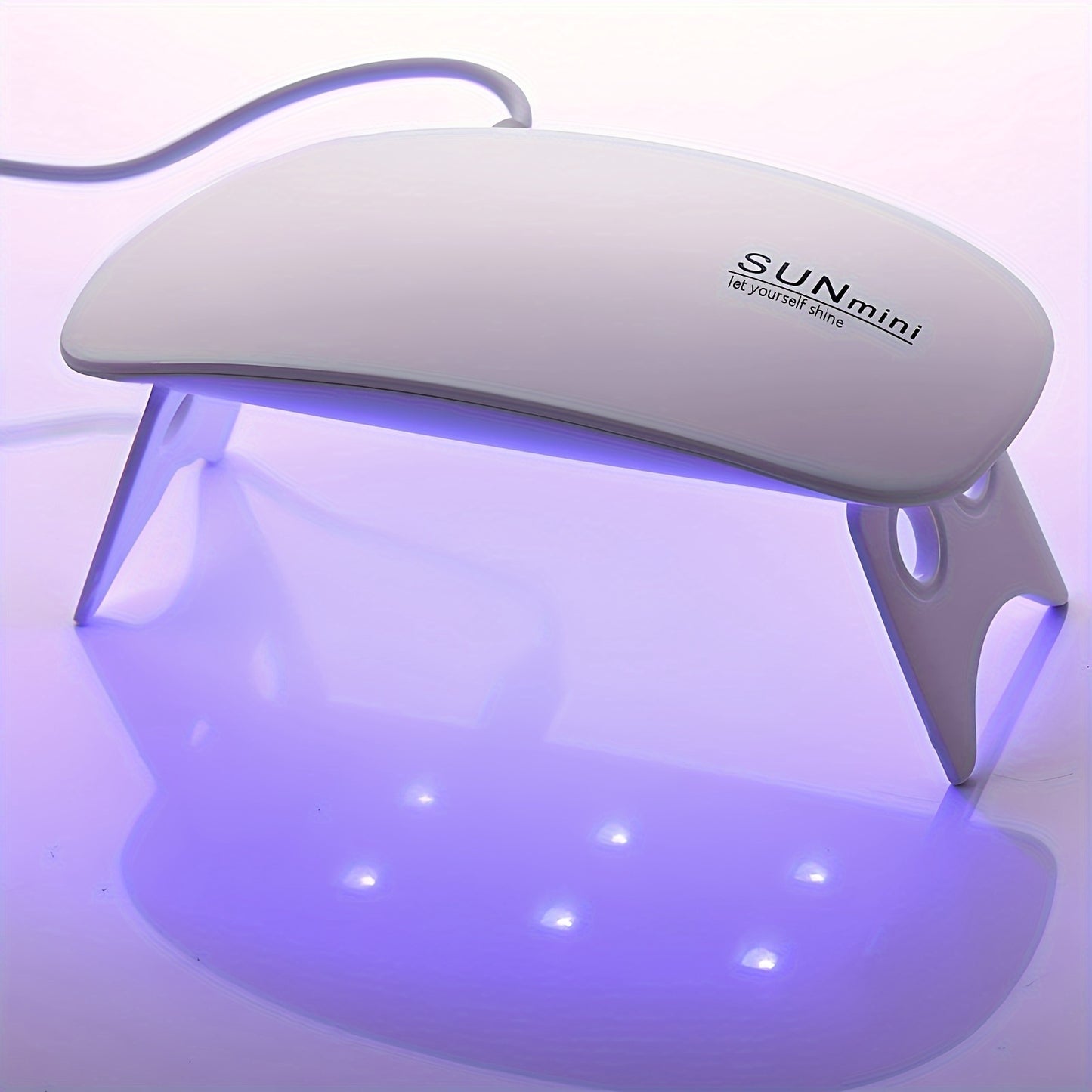 Portable Salon-Quality Nail Lamp – Quick-Dry UV/LED Gel Nail Dryer with USB & 3 LED Beads