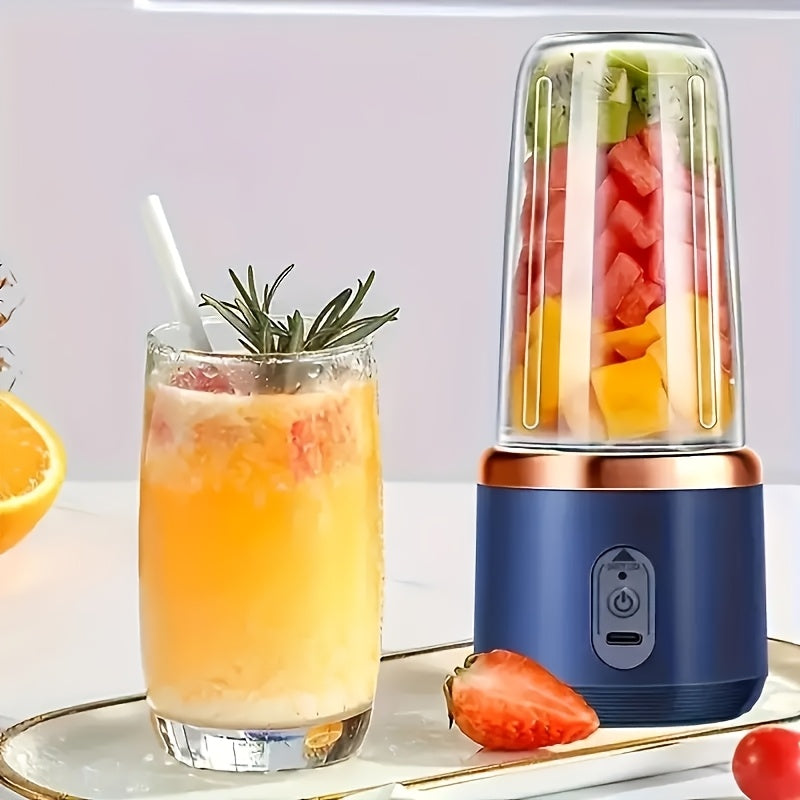 ini Portable Blender with Water Bottle – USB Charging, Easy Clean, 1500mAh Battery