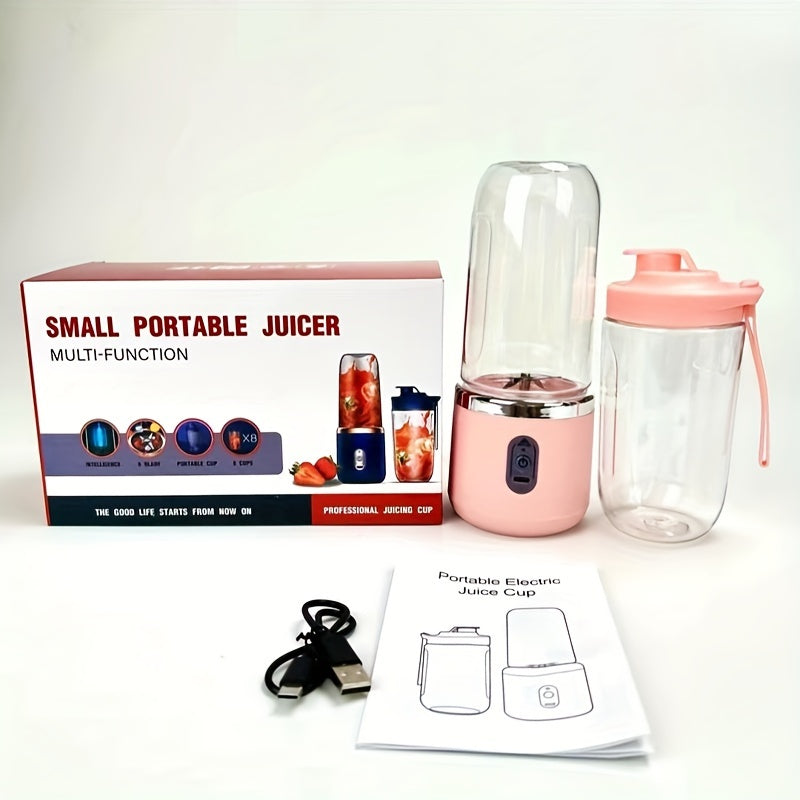 ini Portable Blender with Water Bottle – USB Charging, Easy Clean, 1500mAh Battery